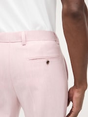 Pink Slim Fit Motionflex Stretch Suit Trousers - Image 4 of 9