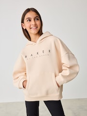 Oversized Back Print Logo Hoodie - Image 1 of 13