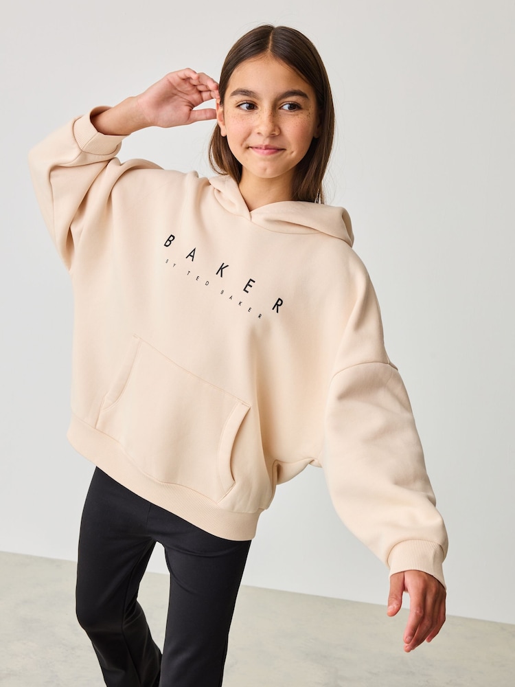 Oversized Back Print Logo Hoodie - Image 2 of 13