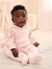Baker by Ted Baker Pink Organza Sleeve Pramsuits - Image 1 of 6