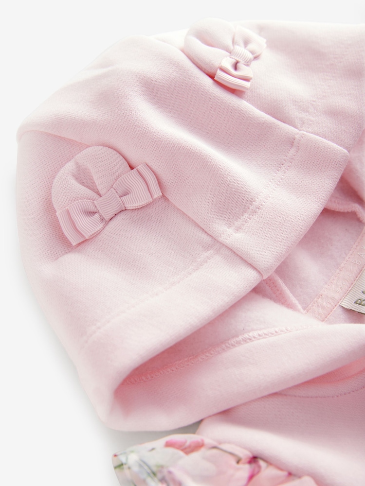 Baker by Ted Baker Pink Organza Sleeve Pramsuits - Image 6 of 6