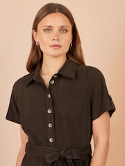 Yumi Brown Cord Relaxed Jumpsuit - Image 3 of 4