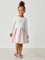 Baker by Ted Baker rožnata Teksturirana prešita pentlja Podrobnosti obleka - Slika 1 iz 13