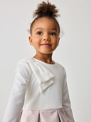 Baker by Ted Baker rožnata Teksturirana prešita pentlja Podrobnosti obleka - Slika 5 iz 13