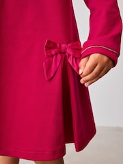 Baker by Ted Baker Red Satin Collar and Bow Dress - Image 6 of 10