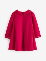 Baker by Ted Baker Red Satin Collar and Bow Dress - Image 8 of 10