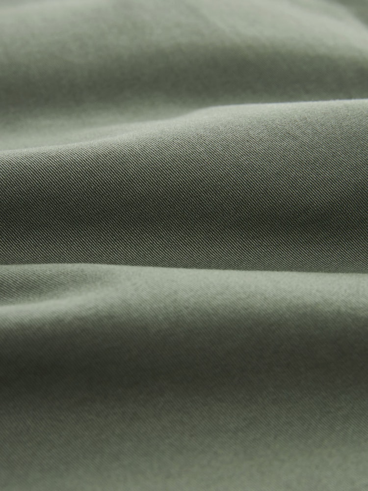Sage Green Slim Fit Stretch Chinos Shorts - Image 8 of 8