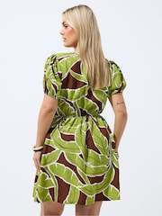 Yours Curve Green Limited Mini Dress - Image 3 of 5