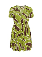 Yours Curve Green Limited Mini Dress - Image 5 of 5