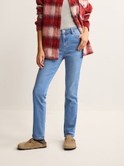 Mid Blue Cosy Brushed Slim Jeans - Image 1 of 1