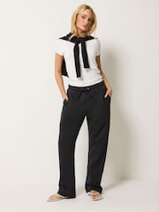 M&Co Black Straight Leg Joggers - Image 2 of 6
