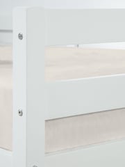 Aspire Furniture White Cove Midsleeper Wooden Children's Bed Frame with Memory Foam Mattress - Image 4 of 6
