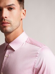 Ted Baker Mini Pink Willet Pl Long Sleeves Geo Shirt - Image 2 of 5