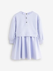 Baker by Ted Baker Lilac Purple Sweat Dress - Image 7 of 10