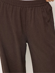 M&Co Brown Petite Balloon Trousers - Image 4 of 5