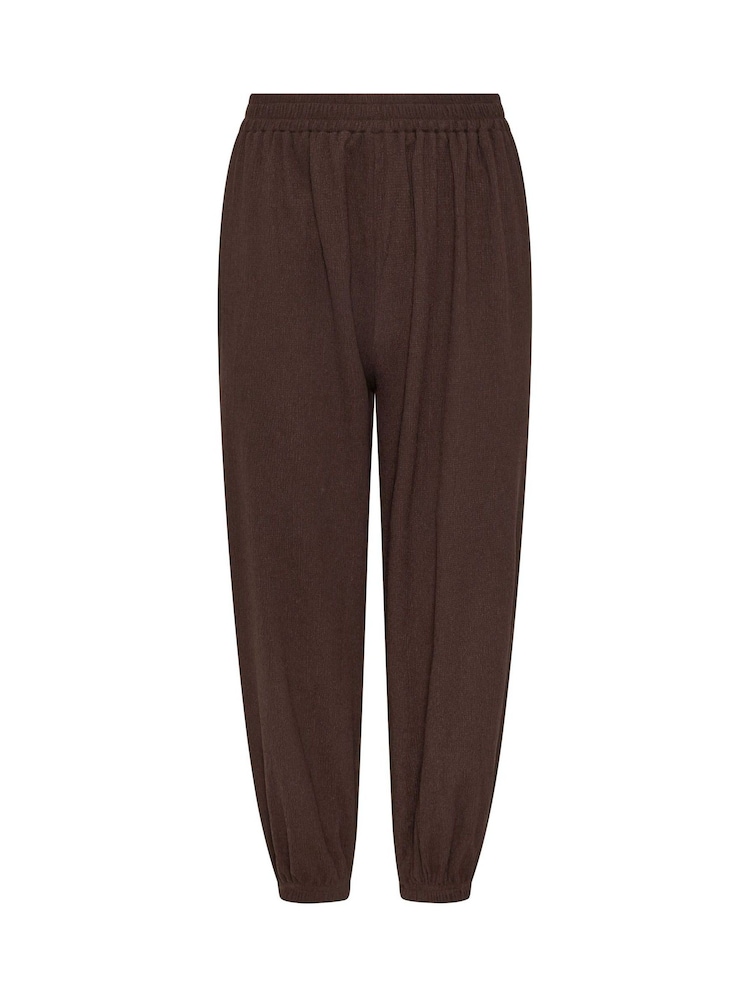 M&Co Brown Petite Balloon Trousers - Image 5 of 5 M&Co Brown Petite Balloon Trousers - Image 5 of 5