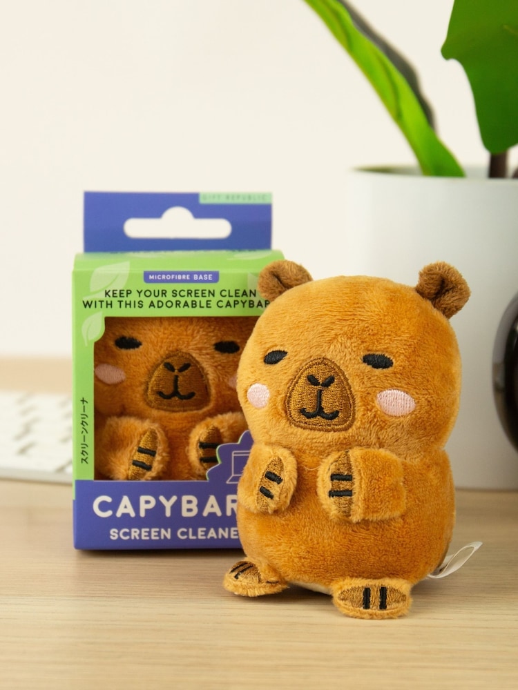 Gift Republic Brown Screen Cleaner Buddy - Capybara - Image 2 of 4 Gift Republic Brown Screen Cleaner Buddy - Capybara - Image 2 of 4