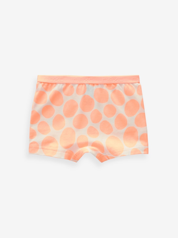 Pink/Orange Short Briefs 5 Pack (2-16yrs) - Image 2 of 8