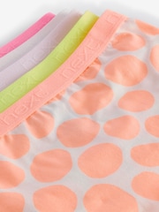 Pink/Orange Short Briefs 5 Pack (2-16yrs) - Image 8 of 8