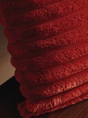 Catherine Lansfield Orange Catherine Lansfield Soft and Cosy Ribbed Cushion - Image 3 of 4