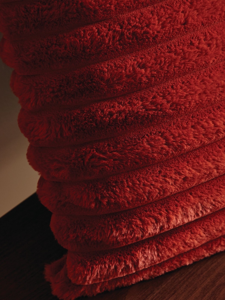 Catherine Lansfield Catherine Lansfield Soft and Cosy Ribbed Cushion - Image 3 of 4
