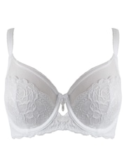 Pour Moi White Non Padded Ooo La La Non Padded Underwired Bra - Image 4 of 5
