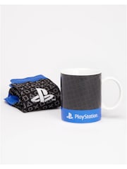Vanilla Underground Blue Playstation Pusheen Green Mug and Sock Set - Image 2 of 5