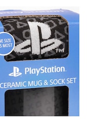 Vanilla Underground Blue Playstation Pusheen Green Mug and Sock Set - Image 4 of 5