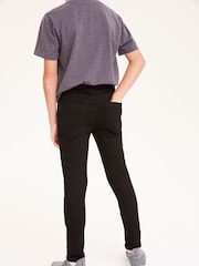 Schwarzer Denim - Megastretch-Jeans mit verstellbarem Bund (3–16 J.) - Bild 3 von 4