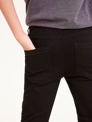 Schwarzer Denim - Megastretch-Jeans mit verstellbarem Bund (3–16 J.) - Bild 4 von 4