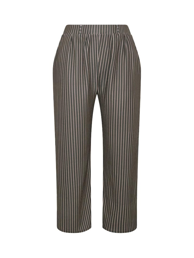 Yours Curve Brown Limited Ultra Wide Pleated Formal Wide Leg Trousers - Image 5 of 5 Yours Curve Brown Limited Ultra Wide Pleated Formal Wide Leg Trousers - Image 5 of 5