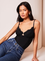 Lipsy Black Lace Shaping Body - Image 2 of 5