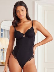 Lipsy Black Lace Shaping Body - Image 5 of 5