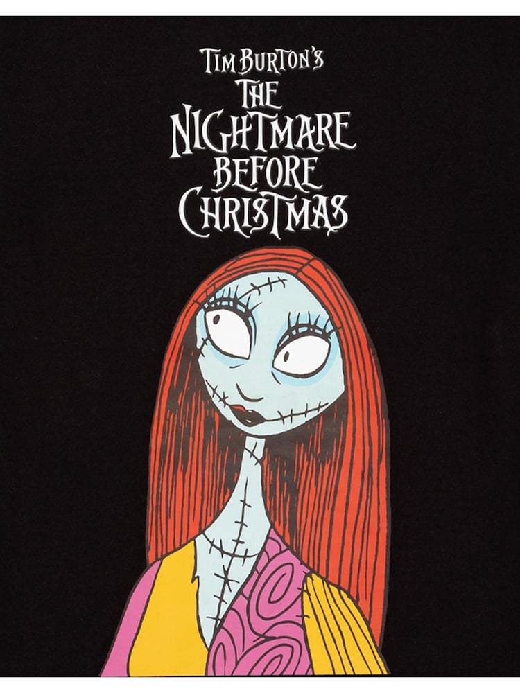 Vanilla Underground Black Womans Disney The Nightmare Before Christmas Multicoloured Long Sleeve Long Leg 100% Cotton Pyjamas Set - Image 5 of 5 Vanilla Underground Black Womans Disney The Nightmare Before Christmas Multicoloured Long Sleeve Long Leg 100% Cotton Pyjamas Set - Image 5 of 5
