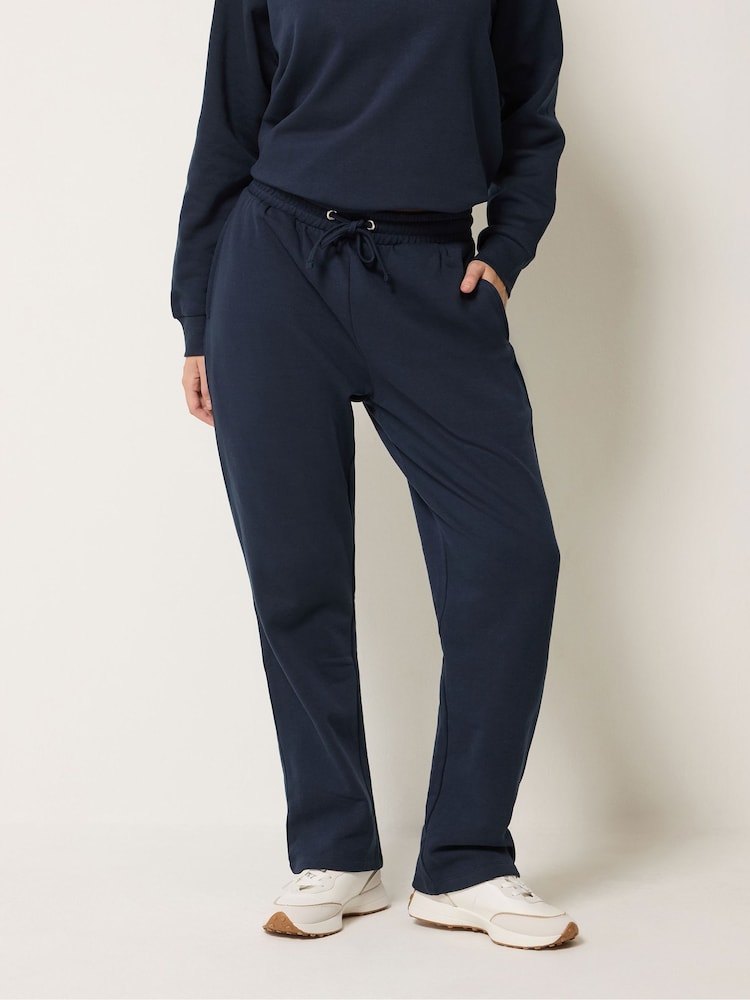 M&Co Blue Straight Leg Joggers - Image 1 of 6