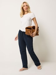 M&Co Blue Straight Leg Joggers - Image 4 of 6