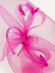 Accessorize Pink Large Double Bow Crin Headband - Image 3 of 3