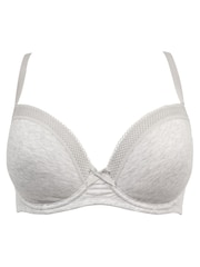 Pour Moi Grey Love to Lounge Cotton T-Shirt Bra - Image 4 of 5