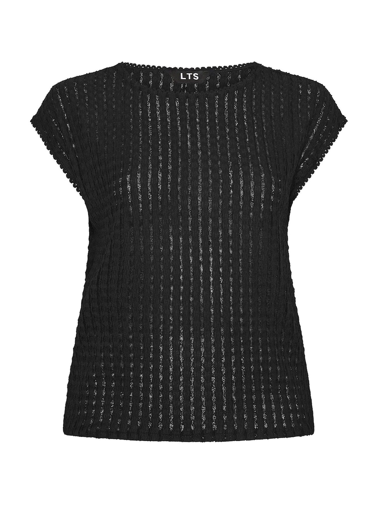 Long Tall Sally Black Trim Crew Neck Top - Image 5 of 5 Long Tall Sally Black Trim Crew Neck Top - Image 5 of 5