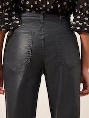 Black Coated Mom Jeans - Image 4 of 6