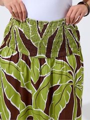Yours Curve Light Green Limited Skirt - Image 4 of 5