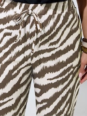 Yours Curve Brown Limited Wide Leg Trousers - Image 4 of 5