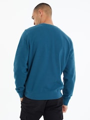 Threadbare Blue Crew Neck Sweatshirt - Image 2 of 4