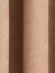 Enhanced Living Neutral Vogue Ready Made Thermal Blackout Eyelet Curtains - Image 3 of 4