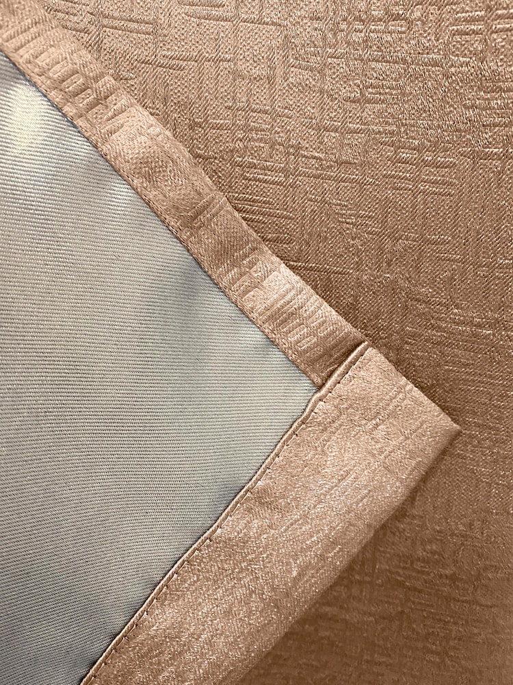 Enhanced Living Neutral Vogue Ready Made Thermal Blackout Eyelet Curtains - Image 4 of 4