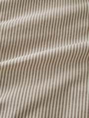 Pineapple Elephant Mole Cotton Rich Narrow Woven Stripe Duvet Cover and Pillowcase Set - Image 4 of 4
