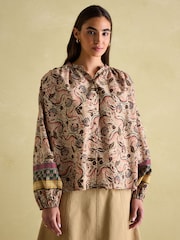 Joules Cecilia Paisley Button Down Blouse - Image 1 of 6