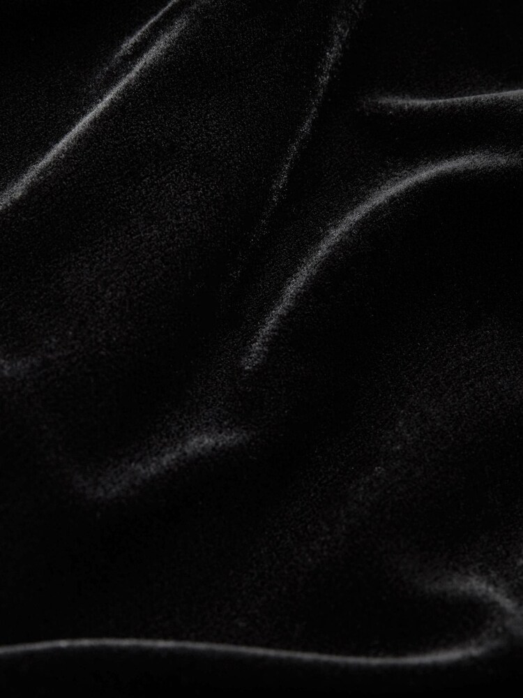 Black Tailored Velvet Blazer - Image 6 of 6