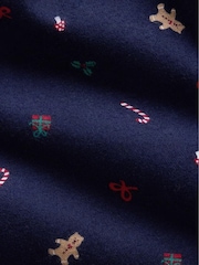 Gap Navy Gingerbread Matching Family Flannel Pyjama Bottoms - Image 6 of 7