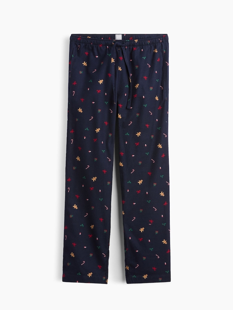 Gap Navy Gingerbread Matching Family Flannel Pyjama Bottoms - Image 7 of 7 Gap Navy Gingerbread Matching Family Flannel Pyjama Bottoms - Image 7 of 7